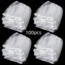 100个装厨房水槽布质滤网 - 一次性食物垃圾收集袋、简易排水管清洁剂、必备厨房清洁用品、厨房配件、家庭厨师必备厨房工具礼物、节省空间的厨房收纳袋、圣诞节厨房礼物之选