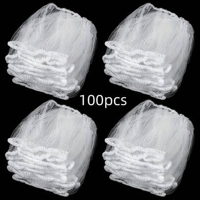 100个装厨房水槽布质滤网 - 一次性食物垃圾收集袋、简易排水管清洁剂、必备厨房清洁用品、厨房配件、家庭厨师必备厨房工具礼物、节省空间的厨房收纳袋、圣诞节厨房礼物之选