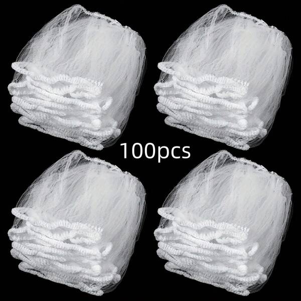 Paquete de 100 coladores de tela para fregadero de cocina - Bolsas desechables para atrapar residuos de alimentos, limpiador de desagües fácil, suministros de limpieza de cocina esenciales, accesorios de cocina, un regalo imprescindible de herramientas de cocina para chefs en el hogar, almacenamiento ahorrador de espacio para organizadores de cocina, idea de regalo de cocina navideña