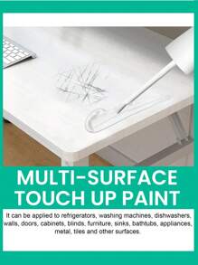 Peinture de retouche multi-surfaces pour couvrir les graffitis, renouveler les taches de moisissure murales et réparer les fissures murales.