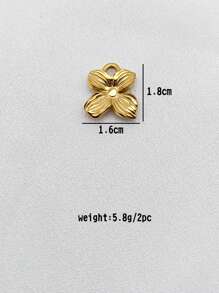 2 Stücke minimalistische personalisierte geometrische Schmuckzubehör, 18 Karat vergoldete Edelstahl Anhänger Halskette, DIY Schmuckherstellung