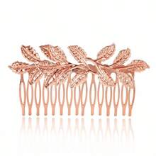 New Leaf Hair Comb And Hairpin Set. Wedding Headpiece And Hair Accessory. From . Gift For Christmas. Combs For Hair Side Comb - Multicolor - View 14