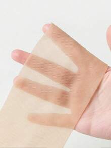 3 pary damskich pończoch siateczkowych do ud, seksowne czarne pończochy, khaki podkolanówki, oddychające i chłodne, letnie, prześwitujące rajstopy siateczkowe, Y2K, przytulne - Wielokolorowe - Zobacz 4