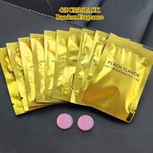 40pcs/20pack Car Air Freshener Tablets - Paper Scented Refills For Vent Clip & Hanging Diffusers, Assorted Fragrances Including Ocean, Lavender, Lemon, Peach, Platinum Shower - Vehicle Aroma Replacement Pads - For Car & Home