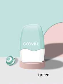 1卷耐用ABS材质身份保护卷式封条胶带，可重复使用，隐私保护罩，适用于遮盖机密信息和地址，防窥设计，蓝/粉/绿三色可选，时尚光滑表面，速干。