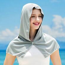 Outdoor UV Protection Beach Wrap, Cold Sense, Breathable, For Summer - Multicolor - View 4