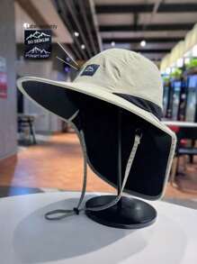 1 pezzo Cappello da sole stile giapponese per escursioni all'aperto, protezione UV per il collo estivo, cappello a secchio con tesa larga adatto per attività all'aperto come arrampicata, escursionismo, campeggio, golf per le donne