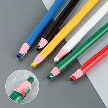 3/6/12pcs Water Soluble Tailoring Chalk Pencils, Adjustable Fabric Marking Tools For Sewing (Random Color) - Multicolor - View 3