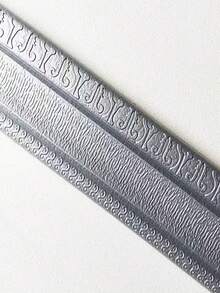 1pc 3D Foam Wall Decor Sticker, Self-Adhesive Wall Edge Decorative Line, PE Material Flexible For Wall, Floor, Cabinet Decoration, Skirting Board, DIY Edge Trim, Peel & Stick Baseboard, Decorative Wallpaper Border, Waterproof Removable, Embossed Waistline Wallpaper, Home Decor Wall Paper Wall Stickers Room Decor Wall Sticker - Multicolor - View 15