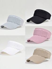 1pc Women's Multi-Color Sun Visor Cap, Outdoor Mountaineering Hat, Brimless Casual Sports Baseball Cap, Sun Protection, Spring/Summer - Multicolor - View 10