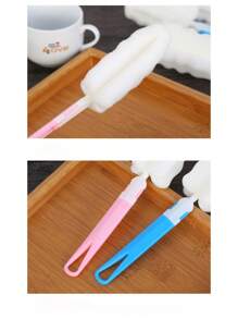 4/1 Pcs Sponge Brush Cup Cleaner With Detachable Long Handle, Mug Brush, Bottle Brush, Separate Package