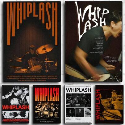1pc Pop Classic Drama Movies Whiplash Posters Wall Arts Home Decor Room Decor Digital Painting Living Room Restaurant Kitchen Art No Frame