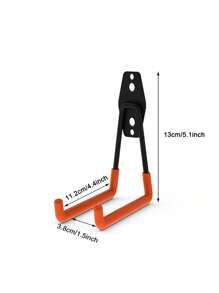 Zestaw 1 szt. wytrzymałych haków garażowych - trwałe rozwiązanie do przechowywania narzędzi elektrycznych, drabin, rowerów i innych - maksymalizuje przestrzeń na ścianie, wszechstronny zestaw organizatora