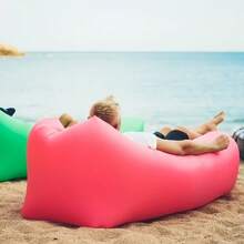1pc Inflatable Couch Air Sofa Hammock Portable, Waterproof Anti Air Leaking Design Camping Chair For Traveling Beach Picnics & Music Festivals Camping