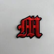1 Pièce Optionnelle Alphabet Noir Edge Patch Brodé, Fer Sur/insignes, Vêtements Et Accessoires Décoration