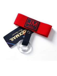 JOCKMAIL 1pc Men's Solid Fabric Sexy Underwear, Removable Soft Silicone Ring Boxer Briefs, 4 Season - Red - View 3