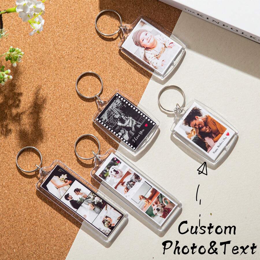 Móc khóa dài in ảnh và chữ theo yêu cầu (1 chiếc/3 chiếc), Móc khóa acrylic cá nhân hóa, Móc khóa đôi theo yêu cầu, Móc khóa ảnh, Quà tặng mẹ, Quà tặng bố, Quà sinh nhật, Ngày Valentine, Kỷ niệm, Quà tặng cặp đôi, Ngày của Mẹ, Ngày của Cha, Ngày Valentine, Kỷ niệm, Quà tặng cặp đôi, Ngày của Mẹ, Ngày của Cha, Giáng sinh, Năm mới, Dùng cho văn phòng, Dùng cho trường học, Dùng cho lớp học, Quà tặng giáo viên, Dùng cho trường đại học, Dùng cho đồng nghiệp, Dùng cho ký túc xá, Dùng cho gia đình - Móc khóa dài - Xem 1