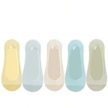Ice Silk Boat Socks Women's Summer Thin Low Vamp Invisible Silicone Anti Slip And Bottom Summer Boat Socks