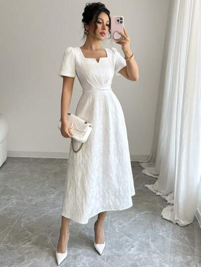 Solor Fashionable Minimalist Backless Dress For Spring/Summer Elegant, Evening, Suitable For Everyday,Commute,Wedding Season