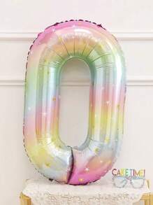 1 pieza Globo con diseño de número para decoración de fiesta