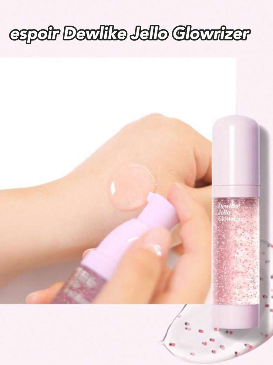eSpoir Dewlike Jello Glowrizer 40ml，保濕滋潤凝膠型妝前乳，令肌膚光滑亮麗，宛如天然，果凍妝前乳，適合所有皮膚類型 - 粉色 - 查看 1
