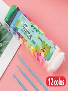 36/24/12 Colors Air Dry Modeling Clay Set, Non-Stick DIY Sculpting Magic Clay With Tools, Ultra-Light Creative Art & Craft Colored Clay Toy Gift, Suitable For Birthday, Halloween, Christmas And Mother's Day