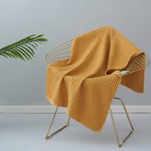 1 pieza, Toalla cuadrada de gofre suave/Toalla de baño/Toalla, de secado rápido con absorción de agua, esencial para el baño/lavado en el hogar, material delicado para un secado cómodo en la cara, toalla de mano, toalla de cara, baño