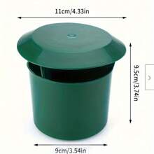 1pc/2pcs/4pcs/8pcs Plastic Snail Traps, Slug Catcher Tool, Harmless To Vegetables And Flowers, 3.94x4.33 Inches, Outdoor Snail Trap Box, Scary Crawler Trap, Plastic Garden Vegetable Slug Trap, Snail Trap Controller