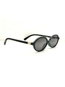 Women Half Round  Retro  Protection Fashion 2025 Stylish Durable - Hitam - View 4