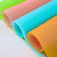 2pcs Multi-Color Fridge Anti-Freeze Mats, Waterproof, Oil-Proof, Anti-Slip Placemats For Dining Table, Home Dust-Proof, Shock-Absorbent Pads For Shelves, Cabinets, Drawers, Suitable For Refrigerators, Cupboards, Shelves, Glass Boards ,Dehumidifier For Home