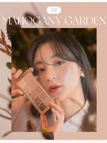 Rom&nd Romand Better Than Palette 02 MAHOGANY GARDEN 眼影盘，自然日常妆容色调，易于晕染，色彩鲜艳，丝绒质地，哑光与珠光双效，高显色度，持久不脱妆，韩国彩妆，K-Beauty，7.5克/0.26盎司 - 02 MAHOGANY GARDEN - 查看 8