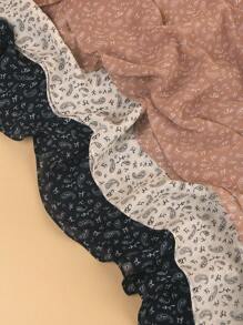 1 Piece Chiffon Paisley Cashew Print Chiffon Scarf, Elegant Female Hijab, Spring And Summer Soft And Breathable Sun-Proof Silk Scarf Shawl For Abaya