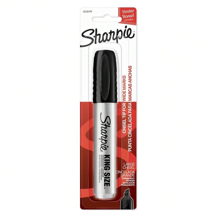 Sharpie King Size Permanent Marker Large Chisel Tip 1 Count - Nhiều màu - Xem 1