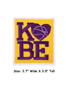 1 Stück gelber Nummer 24 Wärmeübertragungsaufkleber, personalisiertes DIY Bekleidungszubehör, Stick-Nähaufbügelflicken, für Kleidung, Tasche, Schuhe, Mütze Dekoration