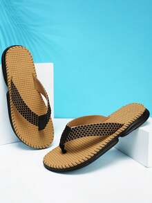 Slip-Resistant Fashionable Wear-Resistant Outdoor Beach Sandals, New Style Flip-Flops With Soft Sole, Men Summer - Multicolor - View 12