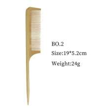 1 Natural Bamboo And Wood Comb, Smooth Hair, Anti-Static Scalp Massage Bamboo And Wood Comb, Hairstyle Comb