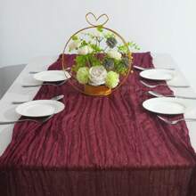 1 pieza Cheesecloth (gasa) de mesa de color crema, Cheesecloth (gasa) bohemio de granja brillante de 120 pulgadas (304,8 cm), Cheesecloth (gasa) con lentejuelas brillantes, Adecuado para bodas, fiestas, bautizos, cumpleaños y decoración del hogar