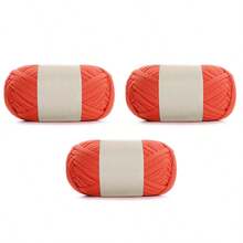 Hilo de trapo para tejer a ganchillo zapatillas, bolsas, cestas, alfombras - Suministros para manualidades DIY, 100g/ovillo o 300g/paquete - Multicolor - Ver 16