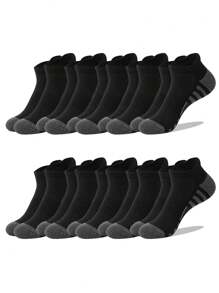 5/10 pares de meias esportivas e meias casuais e versáteis até o tornozelo