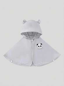 1 Stück Benutzerdefinierten Kapuzenumhang | Sonnenschutz Kapuzenumhang Poncho | Cartoon Tier gedruckter Umhang | Geeignet für Kinder Outdoor Verwendung im Sommer - Verschiedenfarbig - Übersicht 15