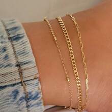 Pulseiras de tornozelo douradas/prateadas para mulheres, tornozeleiras douradas para mulheres, conjunto de tornozeleiras de strass com corrente brilhante à prova d'água, pulseiras de tornozeleira em camadas empilháveis para mulheres, joias douradas de praia, presente