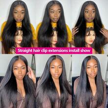 Extensions de cheveux humains - Natural Black - Voir 12