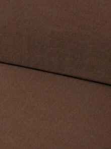 1pc Solid Color Milk Silk Elastic Outdoor Sofa Cushion Cover, Dust-Proof, Dirt-Resistant, All Season - Coffee Brown - View 4