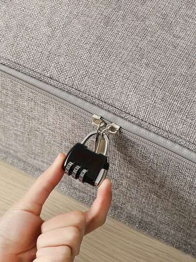 3-Digit Combination Padlock, Premium Metal Combination Lock 3 Digit Password Combination Padlock, Suitcase Luggage Metal Code Lock Mini Anti-Theft Locks Drawer Lock Ideal, For Secure Travel Accessory For Gym Lockers