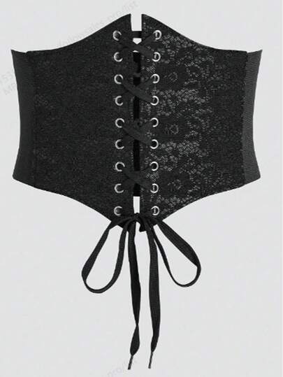 1 szt. Europejskie i amerykańskie damskie paski modelujące sylwetkę w stylu dworskim, modne i uniwersalne paski w talii, pasujące do sukienek na codzienne podróże po ulicach. Gorset damski, pas do sukienki, modelujący talię i wyszczuplający brzuch.