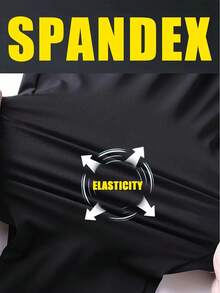 Men's Highly Elastic Cooling Joggers - Icy Silk Fabric, Breathable Straight-Leg Design With Drawstring Waist And Zipper Pockets, Ideal For Running, Fitness And Outdoor Activities, Sportswear | Athletic Style | Breathable Material, Base Layer Leggings - Black - View 5