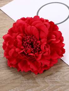 1/6pcs Hawaiian Style Faux Peony Flower Hair Clips, Fashion Decorative Hair Accessory For Daily Use, Ideal Gift For Women Claw Clips Hair Claws Hair Barrettes, School Stuff, Best Friend Gifts, Hair Accessories, Head Accessories - Multicolor - View 14