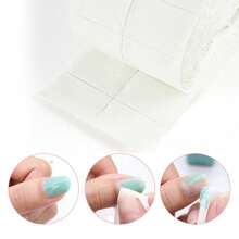 WAXKISS 300Pcs Nail Wipe Pad White Nail Polish Gel Remover Wipes Nail Art Tips Manicure Cleaning Wipes Lint Pads