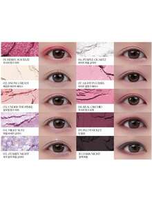 Rom&nd Romand Better Than Palette 07 浆果紫红色花园眼影盘，自然日常配色，易于晕染，色彩鲜艳，丝绒质地，哑光和珠光双色，显色度高，持久不脱妆，韩国彩妆，K-Beauty，7.4克/0.26盎司 - 07 BERRY FUCHSIA GARDEN - 查看 6