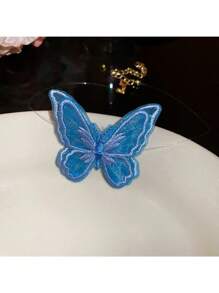 Andkiss 1pc Sweet Style Embroidered Butterfly Necklace